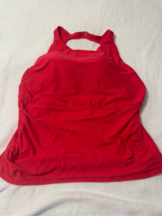 Shade & Shore Other - Shade & Shore Women’s Red Padded Swim Tankini Top NWOT Size 2X (20-22)